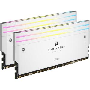 imageCORSAIR Dominator Titanium DDR5 RGB Light Enhancement Kit  2X Modules  0GB RAM  CORSAIR iCUE Compatible  White