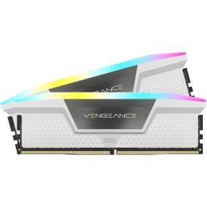 imageCORSAIR VENGEANCE RGB DDR5 RAM 96GB 4x24GB 6400MHz CL32 Intel XMP 30 Desktop Computer Memory  Black CMH96GX5M4B6400C32White
