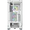 imageCORSAIR iCUE 4000X RGB Tempered Glass MidTower ATX PC Case  3X SP120 RGB Elite Fans  iCUE Lighting Node CORE Controller  High Airflow  BlackWhite