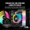 imageCORSAIR iCUE Link H150i RGB Liquid CPU Cooler  360mm AIO  QX120 RGB Fans  Fits Intel LGA 1700 AMD AM5  iCUE Link System Hub Included  BlackBlack