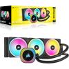 imageCORSAIR iCUE Link H150i RGB Liquid CPU Cooler  360mm AIO  QX120 RGB Fans  Fits Intel LGA 1700 AMD AM5  iCUE Link System Hub Included  BlackBlack
