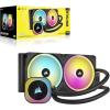 imageCORSAIR iCUE Link H150i RGB Liquid CPU Cooler  360mm AIO  QX120 RGB Fans  Fits Intel LGA 1700 AMD AM5  iCUE Link System Hub Included  BlackBlack