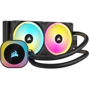 imageCORSAIR iCUE Link H150i RGB Liquid CPU Cooler  360mm AIO  QX120 RGB Fans  Fits Intel LGA 1700 AMD AM5  iCUE Link System Hub Included  BlackBlack