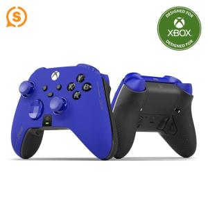 imageSCUF Instinct Pro Performance Series Wireless Xbox Controller  Remappable Back Paddles  Instant Triggers  Xbox Series XS Xbox One PC and Mobile  Steel GrayBlue