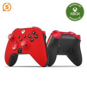 imageSCUF Instinct Pro Performance Series Wireless Xbox Controller  Remappable Back Paddles  Instant Triggers  Xbox Series XS Xbox One PC and Mobile  Steel GrayRed
