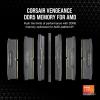 imageCORSAIR Vengeance DDR5 16GB 2x8GB DDR5 5200MHz CL40 AMD Expo Intel XMP iCUE Compatible Computer Memory  Gray CMK16GX5M2B5200Z4064GB 2 x 32GB
