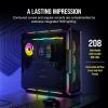 imageCorsair iCUE 5000T RGB MidTower ATX PC Case208 Individually Addressable RGB LEDsFits Multiple 360mm RadiatorsEasy Cable Management3 Included Corsair LL120 RGB FansPC Case