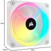 imageCorsair iCUE Link QX120 RGB 120mm Magnetic Dome RGB Fans  Triple Fan Starter Kit with iCUE Link System Hub  BlackWhite
