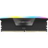 imageCORSAIR Vengeance RGB DDR5 RAM 16GB 1x16GB 5200MHz CL40 Intel XMP iCUE Compatible Computer Memory  Black CMH16GX5M1B5200C40Black