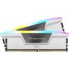 imageCORSAIR Vengeance RGB DDR5 RAM 16GB 1x16GB 5200MHz CL40 Intel XMP iCUE Compatible Computer Memory  Black CMH16GX5M1B5200C40White