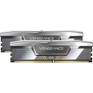 imageCORSAIR Vengeance DDR5 CUDIMM 48GB 2 x 24GB DDR5 8400MHz CL405252135 140V Intel XMP iCUE Compatible Computer Memory  Silver CMKC48GX5M2X8400C40