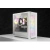 imageCorsair 5000D Airflow MidTower Case  3 RGB Fans  Lighting Controller  HighAirflow Design  RapidRoute Cable Management  True WhiteWhite