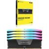 imageCORSAIR VENGEANCE RGB DDR5 RAM 32GB 2x16GB 6200MHz CL36 Intel XMP iCUE Compatible Computer Memory  White CMH32GX5M2B6200C36WBlack