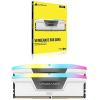 imageCORSAIR VENGEANCE RGB DDR5 RAM 32GB 2x16GB 6200MHz CL36 Intel XMP iCUE Compatible Computer Memory  White CMH32GX5M2B6200C36WWhite
