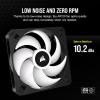 imageCORSAIR iCUE AR120 RGB Digital 120mm ARGBCompatible Single Fan  BlackBlack