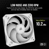 imageCORSAIR iCUE AR120 RGB Digital 120mm ARGBCompatible Single Fan  BlackWhite