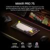 imageCorsair MAKR PRO 75 Hall Effect DIY Wired Magnetic Mechanical Gaming Keyboard  75 Layout MGX Hyperdrive Switches Dual Actuation Rapid Trigger FlashTap SOCD 8000Hz US Layout  Black