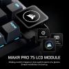 imageCorsair MAKR PRO 75 Hall Effect DIY Wired Magnetic Mechanical Gaming Keyboard  75 Layout MGX Hyperdrive Switches Dual Actuation Rapid Trigger FlashTap SOCD 8000Hz US Layout  Black
