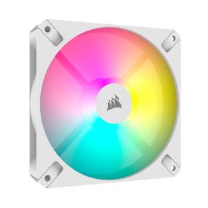 imageCORSAIR iCUE AR120 RGB Digital 120mm ARGBCompatible Single Fan  BlackWhite
