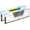 imageCORSAIR Vengeance RGB DDR5 RAM 64GB 2x32GB 6400MHz CL32 Intel XMP iCUE Compatible Computer Memory  White CMH64GX5M2B6400C32W