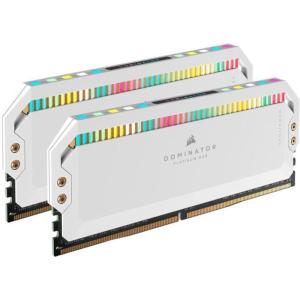 imageCORSAIR DOMINATOR PLATINUM RGB DDR5 RAM 32GB 2x16GB 5600MHz CL36 Intel XMP iCUE Compatible Computer Memory  Black CMT32GX5M2B5600C36White