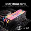 imageCORSAIR VENEGANCE RGB PRO 16GB 2x8GB DDR4 3200MHz PC425600 C16 135V Intel AMD Desktop Computer Memory  Black CMW16GX4M2E3200C16