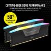 imageCORSAIR VENGEANCE RGB DDR5 RAM 32GB 2x16GB 6000MHz CL36444496 135V Intel XMP 30 Desktop Computer Memory  White CMH32GX5M2E6000C36WBlack