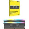 imageCORSAIR Vengeance RGB DDR5 32GB 2 x 16GB 6000MHz CL38444496 135V Intel XMP 30 AMD EXPO Computer Desktop Memory  Gray