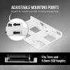 imageCorsair Dual SSD Mounting Bracket 35 Internal Drive Bay to 25 Easy Installation White