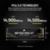 imageCorsair MP700 PRO XT 4TB PCIe 50 NVMe M2 SSD  Up to 14900 MBs Gen5 Speed DirectStorage Ready for Gaming PCs  Black2TB