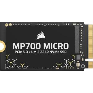 imageCorsair MP700 Micro 2TB PCIe 50 NVMe M2 2242 SSD  Up to 10000 MBs Read 8500 MBs Write  Gen5 Speed for Laptops amp Mini PCs  Black