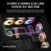 imageCORSAIR XH505i RX 360 RGB Custom Cooling Kit  XC7 CPU Water Block XD6 Pump Reservoir 3X RX120 RGB Fans XR5 360mm Radiator System Hub Included  BlackBlack