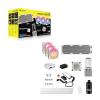 imageCORSAIR XH505i RX 360 RGB Custom Cooling Kit  XC7 CPU Water Block XD6 Pump Reservoir 3X RX120 RGB Fans XR5 360mm Radiator System Hub Included  BlackWhite