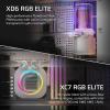 imageCORSAIR XH505i RX 360 RGB Custom Cooling Kit  XC7 CPU Water Block XD6 Pump Reservoir 3X RX120 RGB Fans XR5 360mm Radiator System Hub Included  BlackWhite