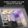 imageCORSAIR XH505i RX 360 RGB Custom Cooling Kit  XC7 CPU Water Block XD6 Pump Reservoir 3X RX120 RGB Fans XR5 360mm Radiator System Hub Included  BlackWhite