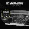 imageCORSAIR iCUE Link XC7 RGB Elite CPU Water Block  Transparent Flow Chamber  24 RGB LEDs  Fits Intel LGA 1700 AMD AM5 and Older  Stealth Gray