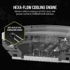 imageCORSAIR iCUE Link XC7 RGB Elite CPU Water Block  Transparent Flow Chamber  24 RGB LEDs  Fits Intel LGA 1700 AMD AM5 and Older  White