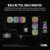 imageCORSAIR iCUE Link XC7 RGB Elite CPU Water Block  Transparent Flow Chamber  24 RGB LEDs  Fits Intel LGA 1700 AMD AM5 and Older  White