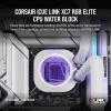 imageCORSAIR iCUE Link XC7 RGB Elite CPU Water Block  Transparent Flow Chamber  24 RGB LEDs  Fits Intel LGA 1700 AMD AM5 and Older  White