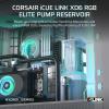 imageCORSAIR iCUE Link XD6 RGB Elite PumpReservoir Unit  FlowDrive Max Pump Builtin Temperature Sensor 22 Addressable RGB LEDs 440ml Transparent Nylon Reservoir  Stealth GrayWhite
