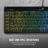imageCorsair K55 RGB PRO Membrane Wired Gaming Keyboard  IP42 Dust and SpillResistant  6 Macro Keys with Elgato Integration  iCUE Compatible  QWERTY NA  PC Mac Xbox  Black