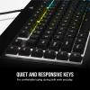 imageCorsair K55 RGB PRO Membrane Wired Gaming Keyboard  IP42 Dust and SpillResistant  6 Macro Keys with Elgato Integration  iCUE Compatible  QWERTY NA  PC Mac Xbox  Black
