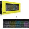 imageCorsair K55 RGB PRO Membrane Wired Gaming Keyboard  IP42 Dust and SpillResistant  6 Macro Keys with Elgato Integration  iCUE Compatible  QWERTY NA  PC Mac Xbox  Black