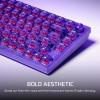 imageCorsair K65 Plus Wireless 75 RGB HotSwappable Mechanical Gaming Keyboard  QWERTY US Layout PreLubricated MLX Red v2 Linear Switches DualLayer Sound Dampening  Atomic Purple