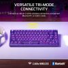 imageCorsair K65 Plus Wireless 75 RGB HotSwappable Mechanical Gaming Keyboard  QWERTY US Layout PreLubricated MLX Red v2 Linear Switches DualLayer Sound Dampening  Atomic Purple