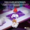 imageCorsair K65 Plus Wireless 75 RGB HotSwappable Mechanical Gaming Keyboard  QWERTY US Layout PreLubricated MLX Red v2 Linear Switches DualLayer Sound Dampening  Atomic Purple