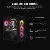 imageCorsair Vengeance a7500 Gaming PC  Liquid Cooled AMD Ryzen 7 9800X3D CPU  AMD Radeon RX 9070XT GPU  32GB Vengeance RGB DDR5 Memory  1TB M2 SSD  BlackBlack