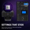 imageElgato Facecam 4K  4K60 Studio Webcam DSLRLike Control Cinematic Effects 49mm Lens Filters HDR Uncompressed Video Optimized Focus Area  USBC for PC amp MacFacecam 4K