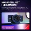 imageElgato Facecam 4K  4K60 Studio Webcam DSLRLike Control Cinematic Effects 49mm Lens Filters HDR Uncompressed Video Optimized Focus Area  USBC for PC amp MacFacecam 4K