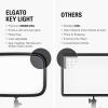 imageElgato Key Light  Professional 2800 lumens Studio Light with Desk clamp for Streaming Recording and Video Conferencing Temperature and Brightness appAdjustable on Mac PC iOS AndroidKey Light